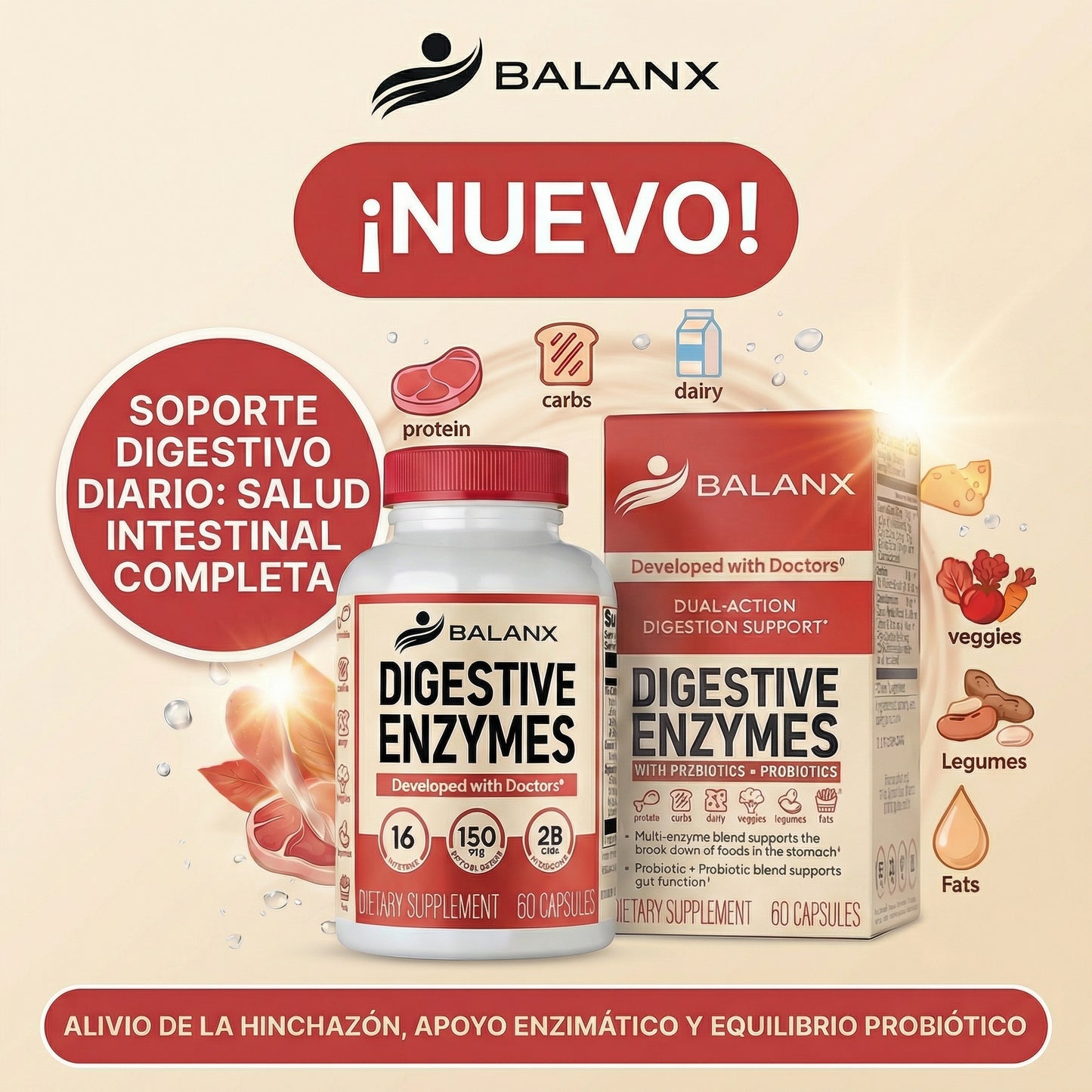 Enzimas Digestivas | Apoya tu Digestión Después de Cada Comida