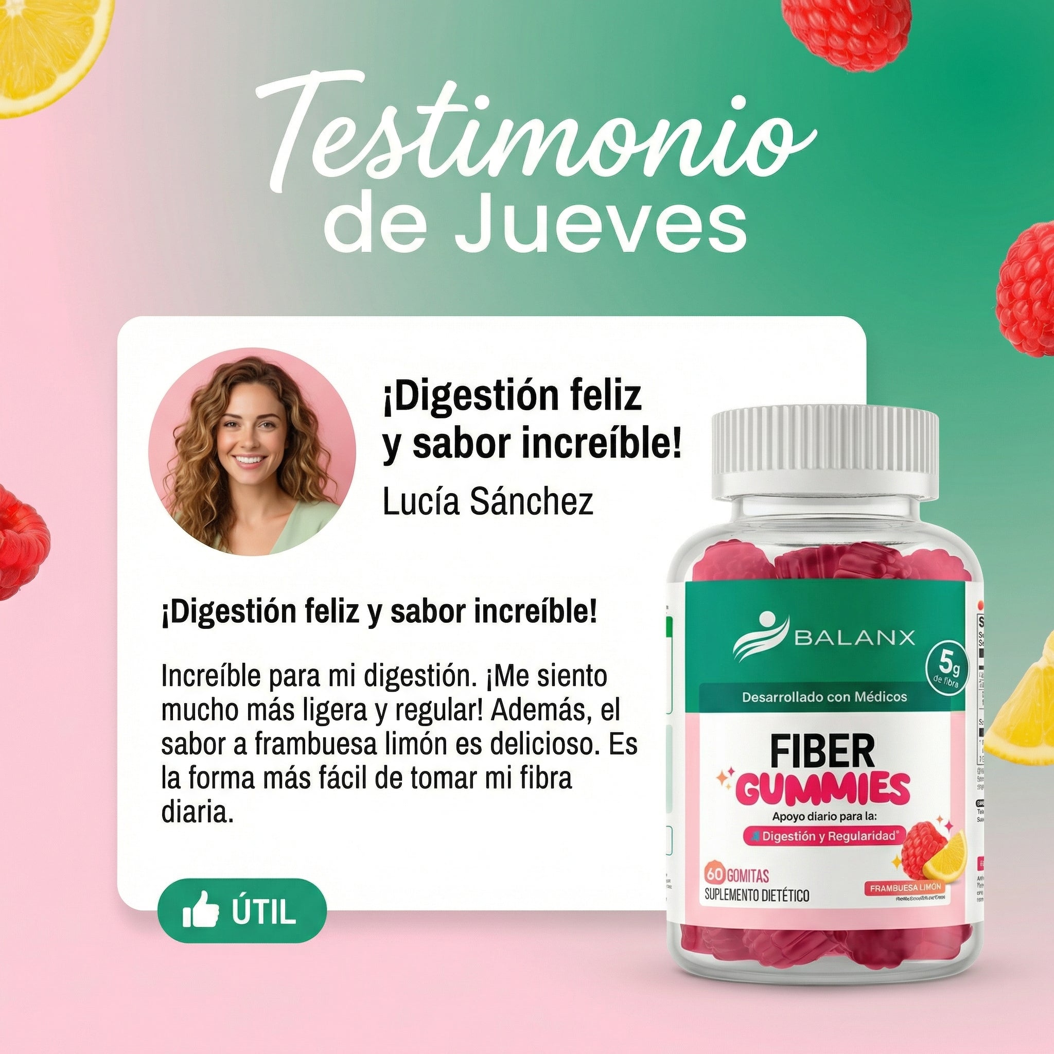 Gomitas de Fibra | Desinflama y suelta todo lo atascado