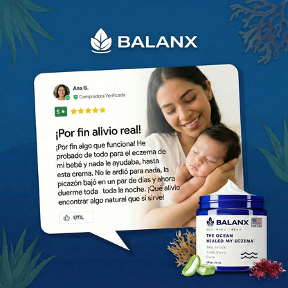 Crema Calmante para Eczema | Alivio sin Ardor, Desde el Primer Día