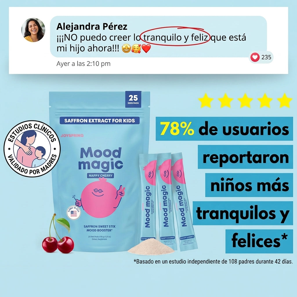 Apoyo Natural Para El Enfoque y Bienestar Mental de Tu Hijo