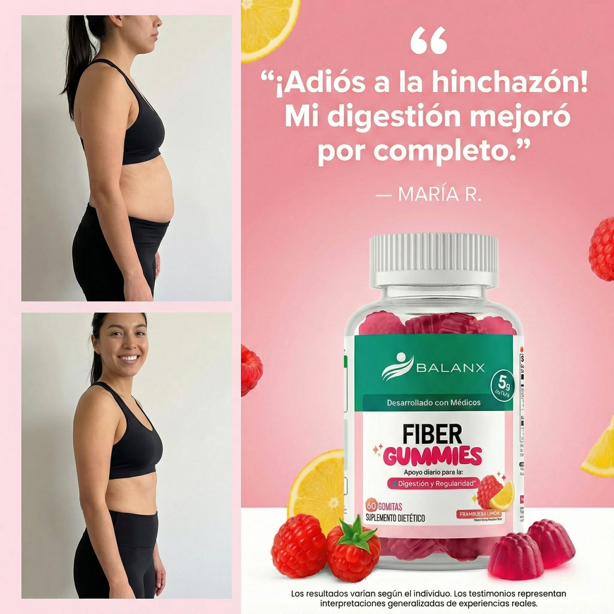 Gomitas de Fibra | Desinflama y suelta todo lo atascado